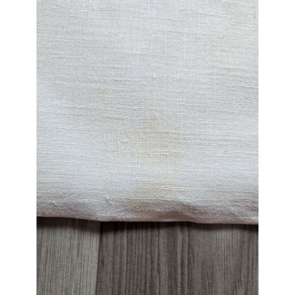 Vintage Cotton Plaid Tablecloth With Yellow & Teal Stripes Rectangular - Picture 3 of 3